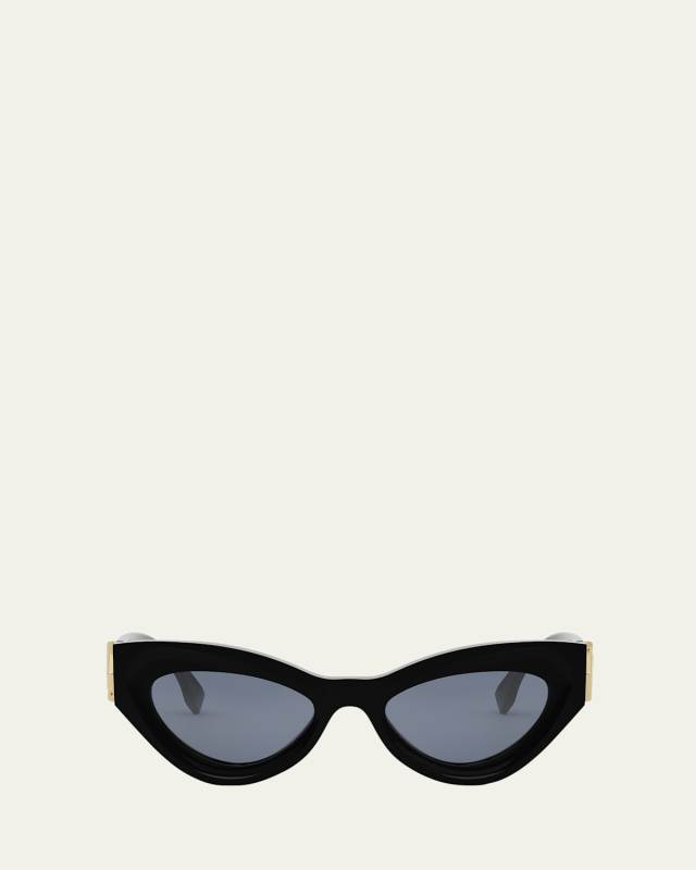 FF Diamond Logo Acetate Cat-Eye Sunglasses